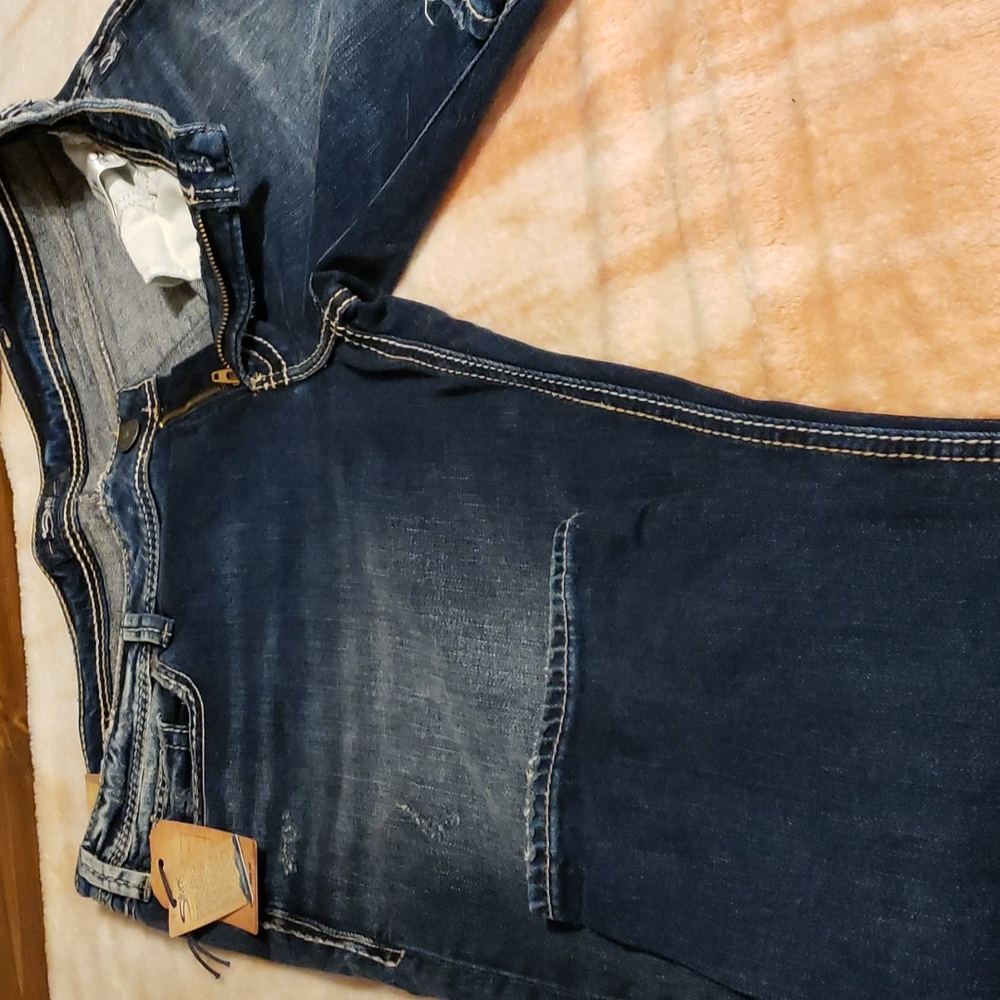 Silver Jean Capri